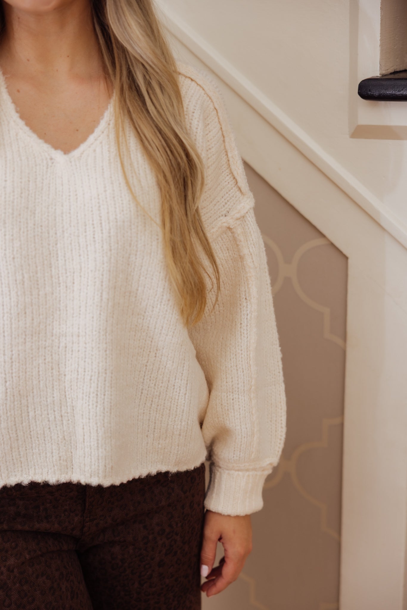 Ivory Seam Sweater